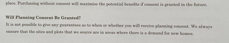 Planning FAQ